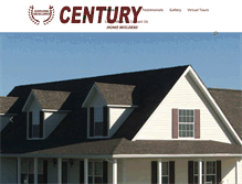 Tablet Screenshot of centuryhomebuilders.info